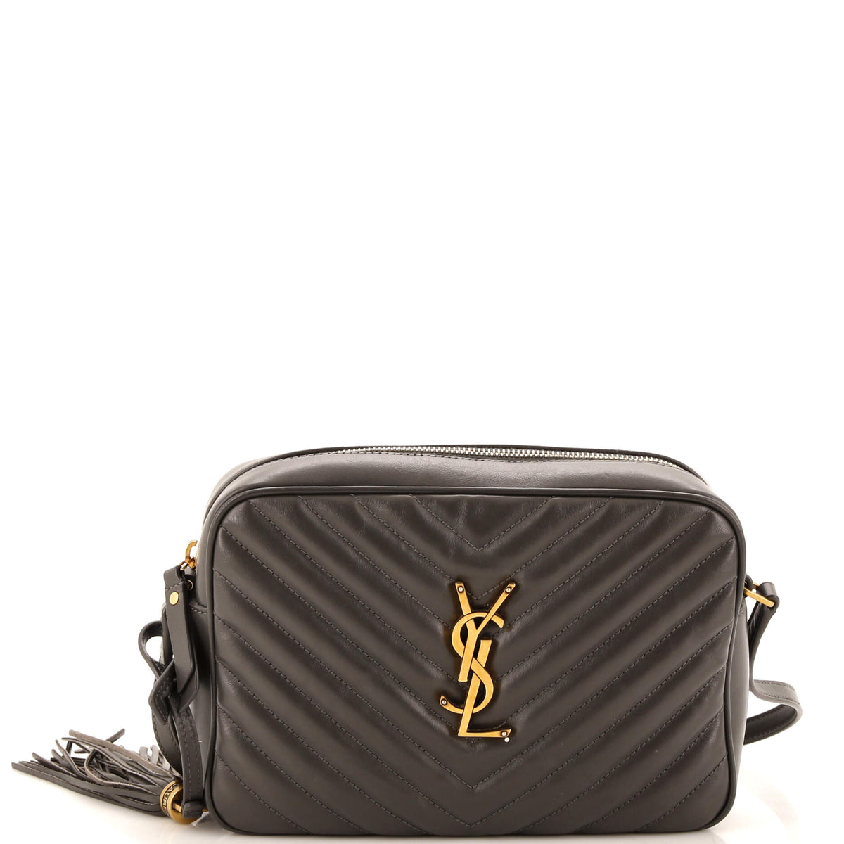 Saint Laurent Lou Camera Bag Matelasse Chevron Leather Small