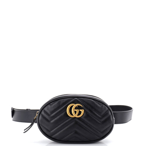 GUCCI GG Marmont Belt Bag Matelasse Leather