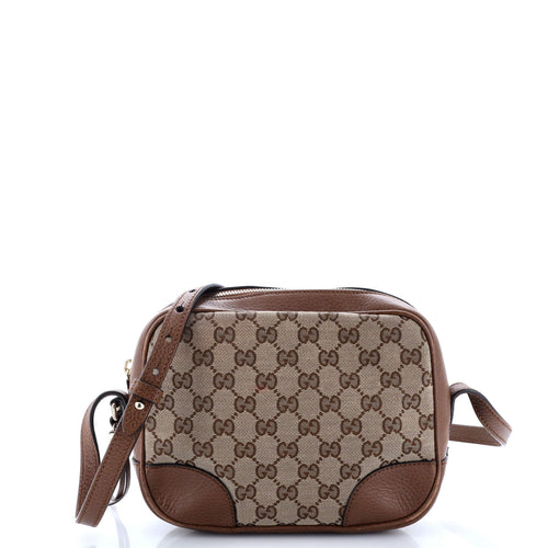 GUCCI Bree Disco Crossbody Bag (Outlet) GG Canvas Mini