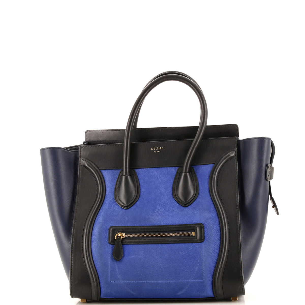 Celine CELINE Tricolor Luggage Bag Leather Mini
