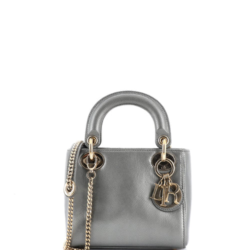 Lady Dior Bag Lizard Mini