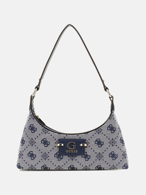 Neda Jacquard Logo Shoulder Bag
