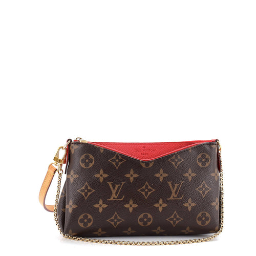 Pallas Clutch Monogram Canvas with Leather