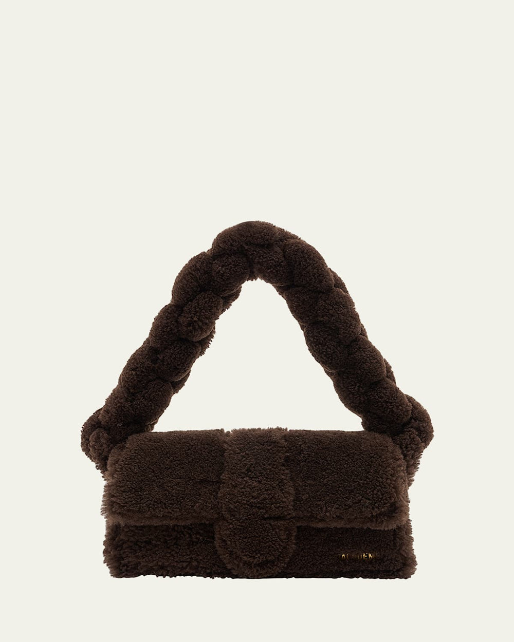 Le Bambidou Lamb Shearling Shoulder Bag