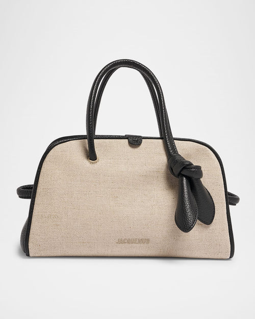 Le Petit Turismo Two-Tone Top Handle Bowling Bag