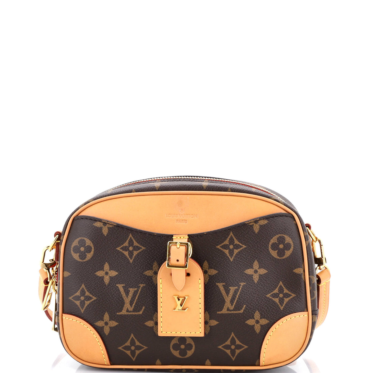 Louis Vuitton Deauville Handbag Monogram Canvas Mini