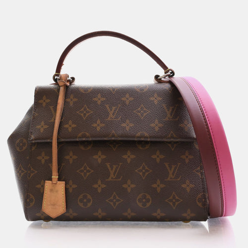 Brown Monogram Canvas Cluny BB Shoulder Bag
