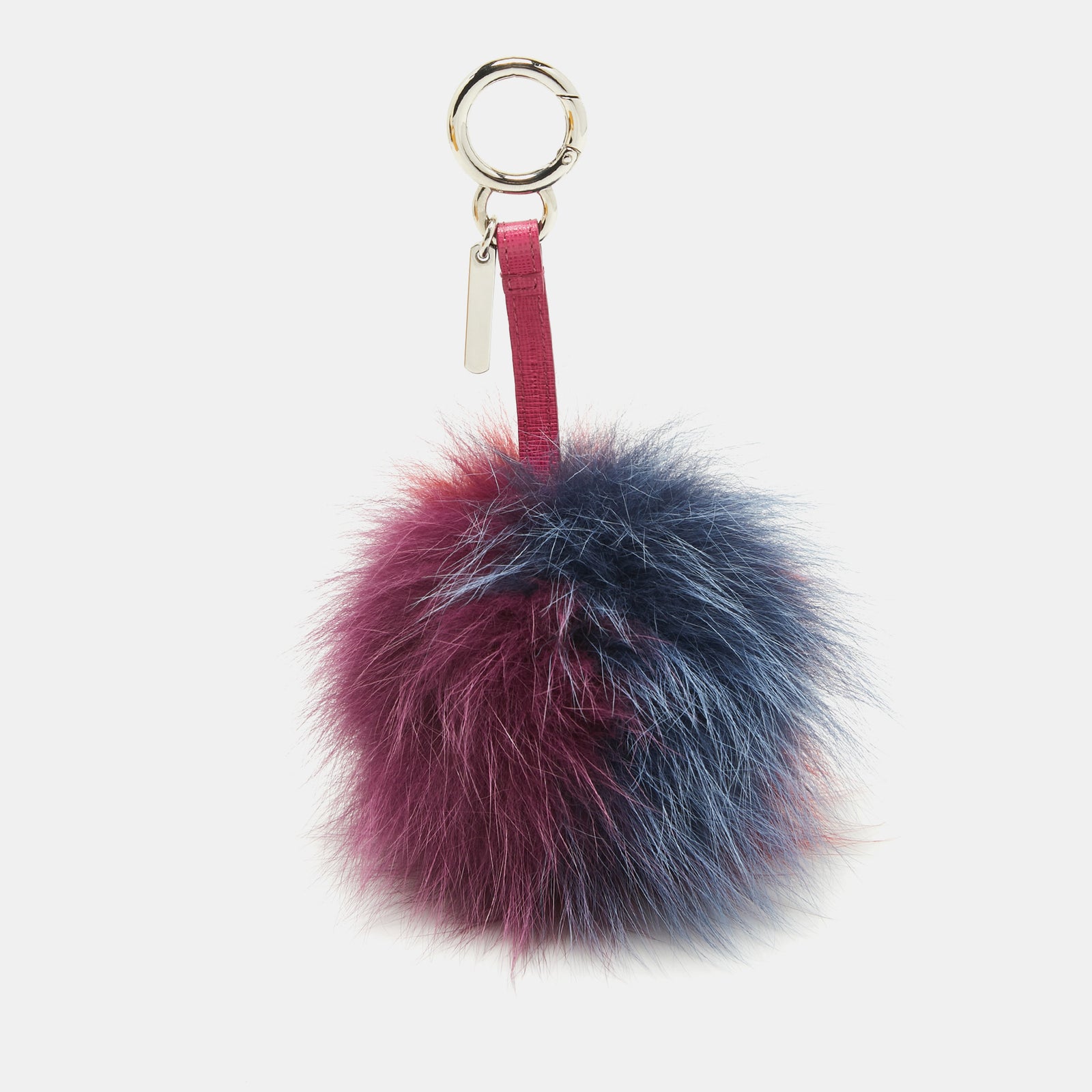 Fendi Multicolor Fox Fur Pom Pom Bag Charm