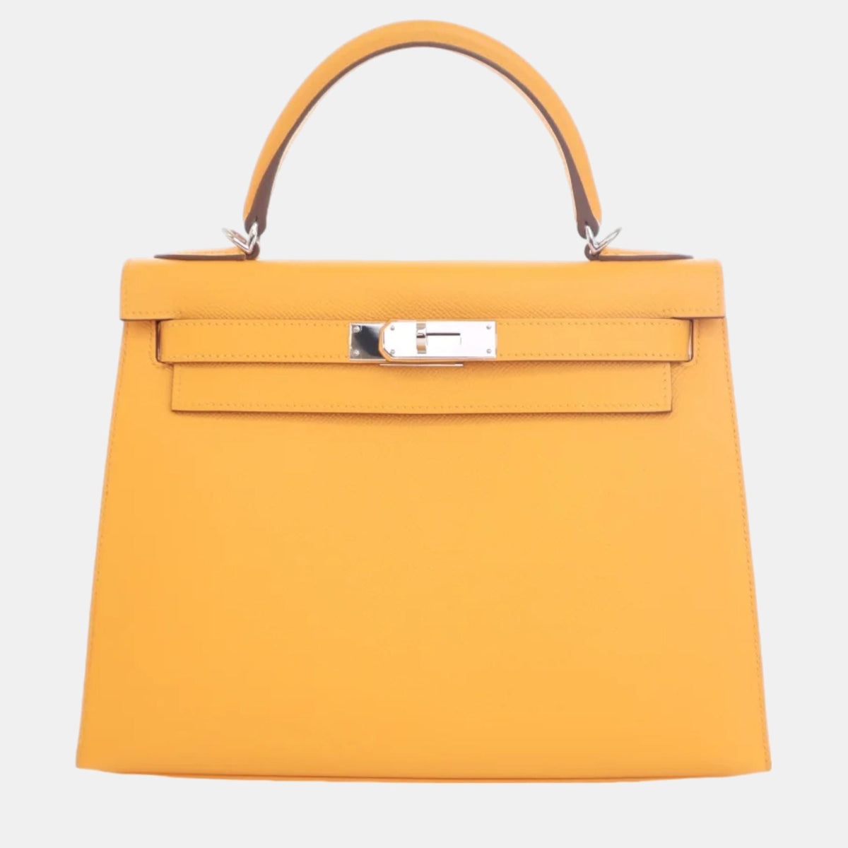 Hermès Jaune D'or Epsom Leather Kelly 28 Tote Bag