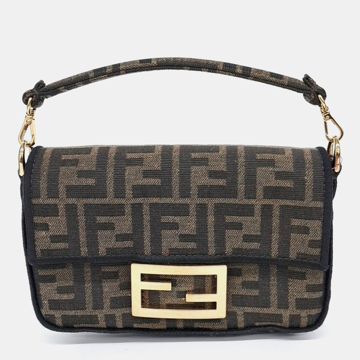 Fendi Zucca mini baguette bag