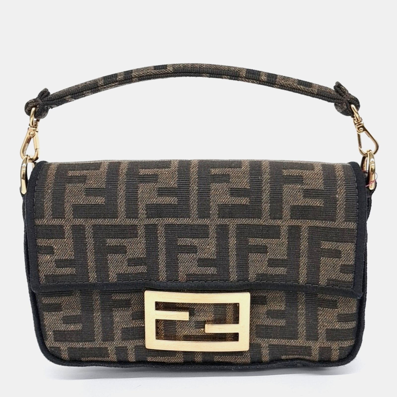 Fendi Zucca mini baguette bag