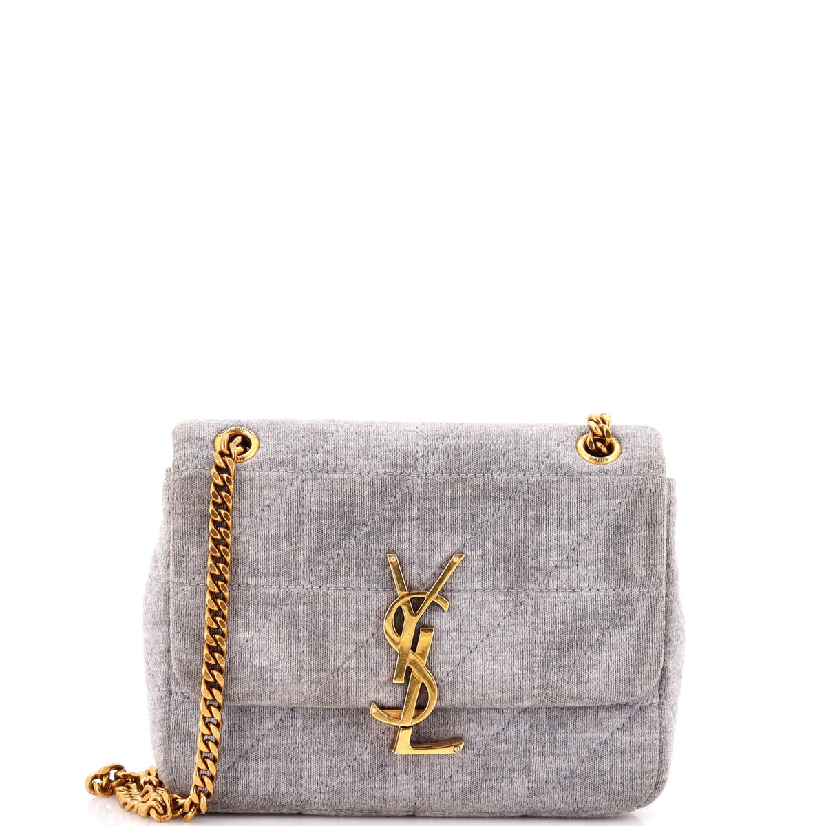 Saint Laurent Jamie Flap Bag Quilted Jersey Small