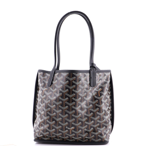 GOYARD Anjou Reversible Tote Coated Canvas Mini