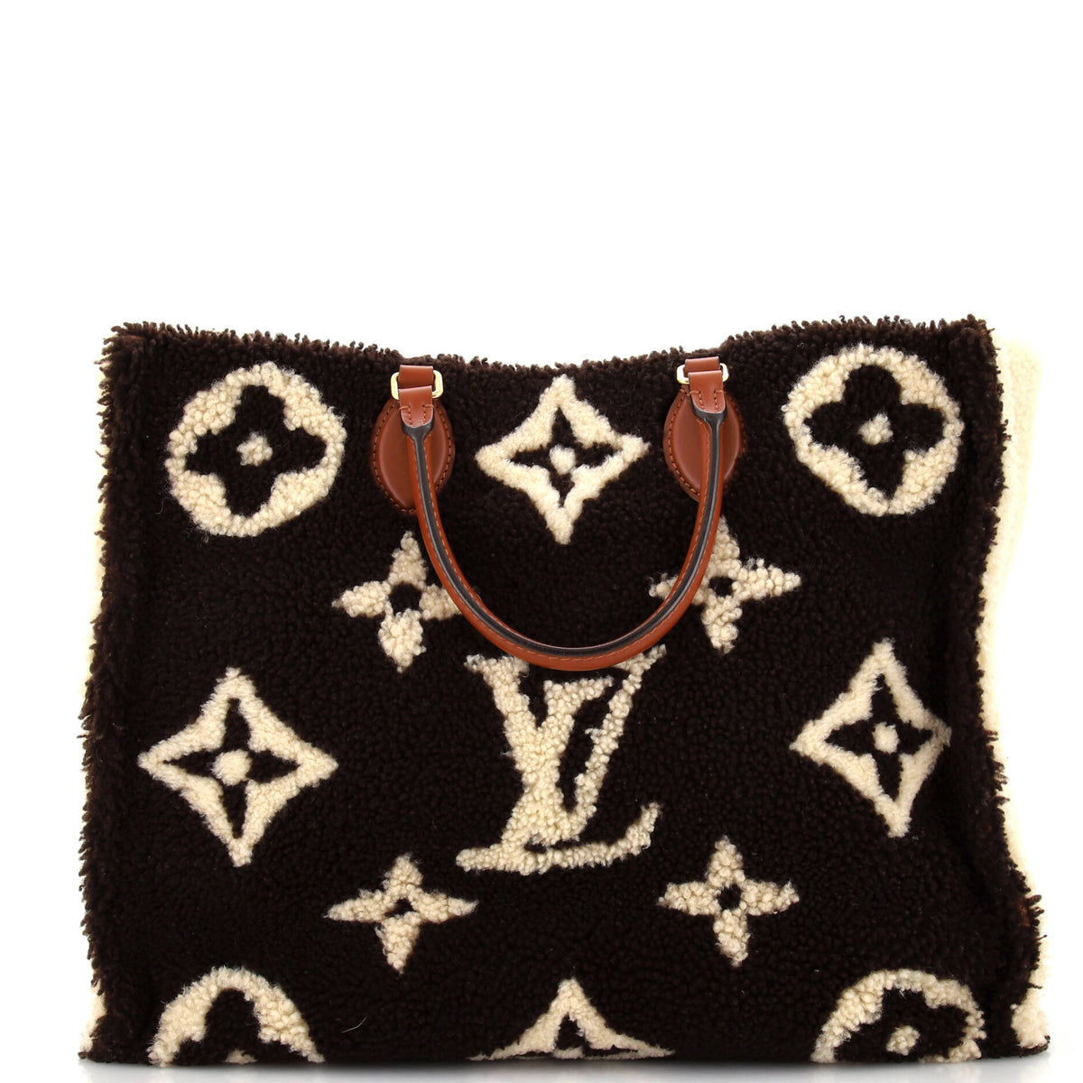 Louis Vuitton OnTheGo Tote Monogram Giant Teddy Fleece GM