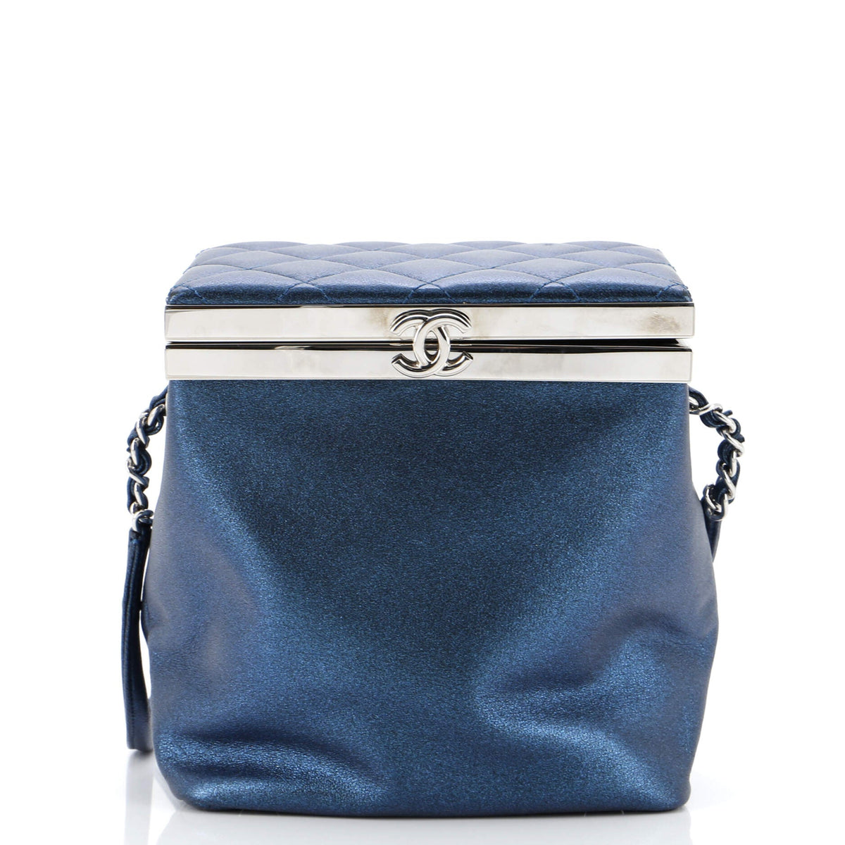 Chanel CHANEL Airlines Frame Box Bag Lambskin Small