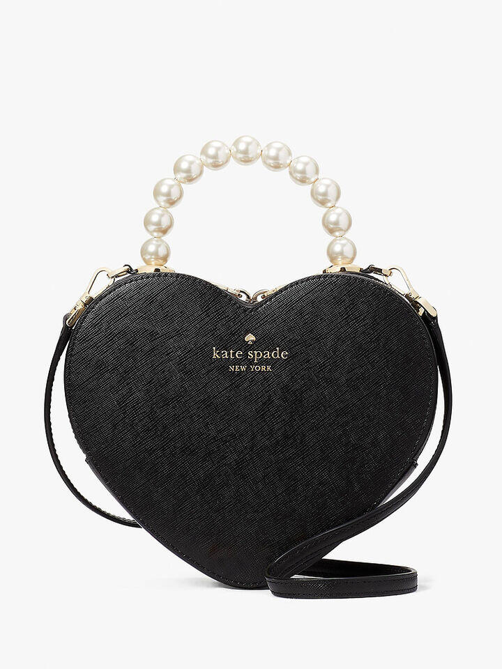 Kate Spade Au Love Shack Faux Pearl Handle Heart Crossbody