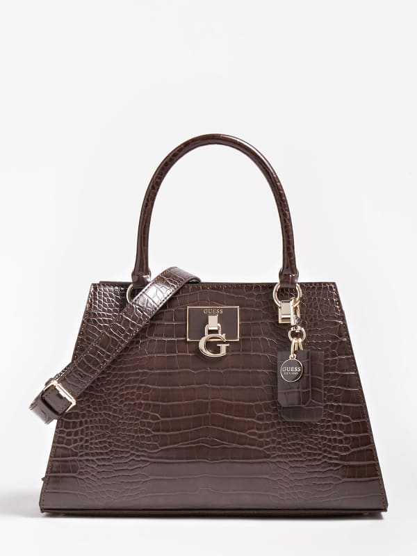 Guess Stephi Handtasche mit Krokodilmuster