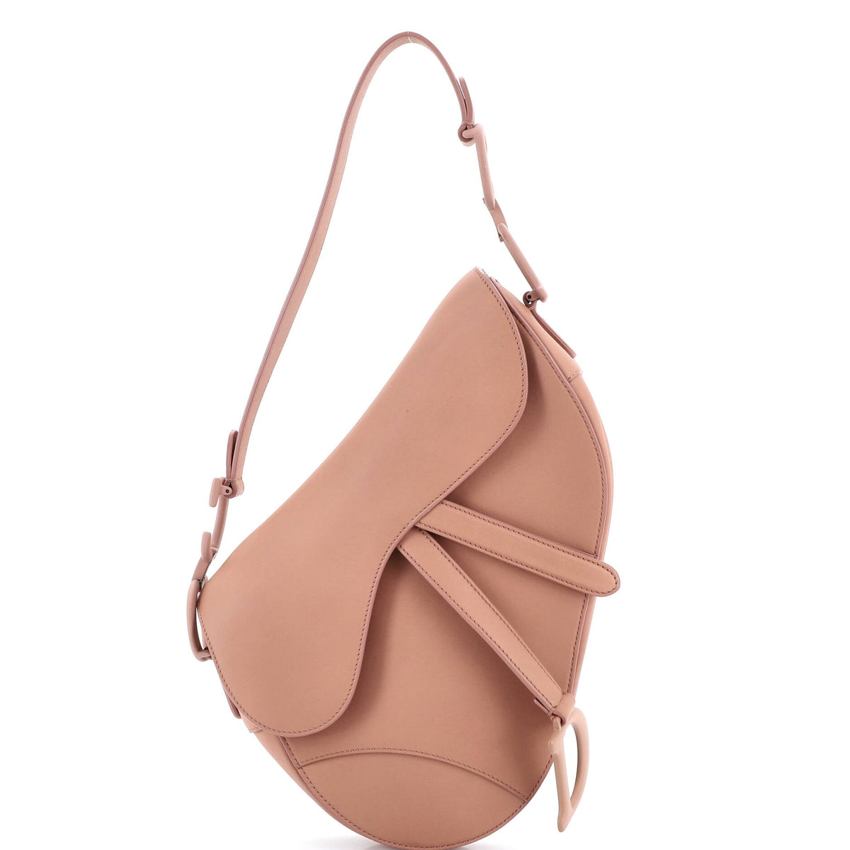 Christian Dior Ultra Matte Saddle Handbag Leather Medium