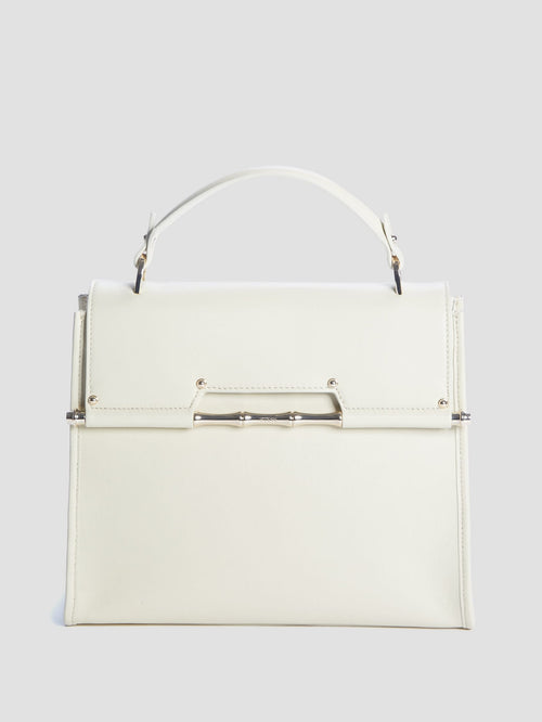 Iris Leather Top Handle Bag