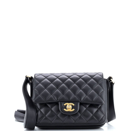 CHANEL Bolero De Flap Bag Quilted Calfskin