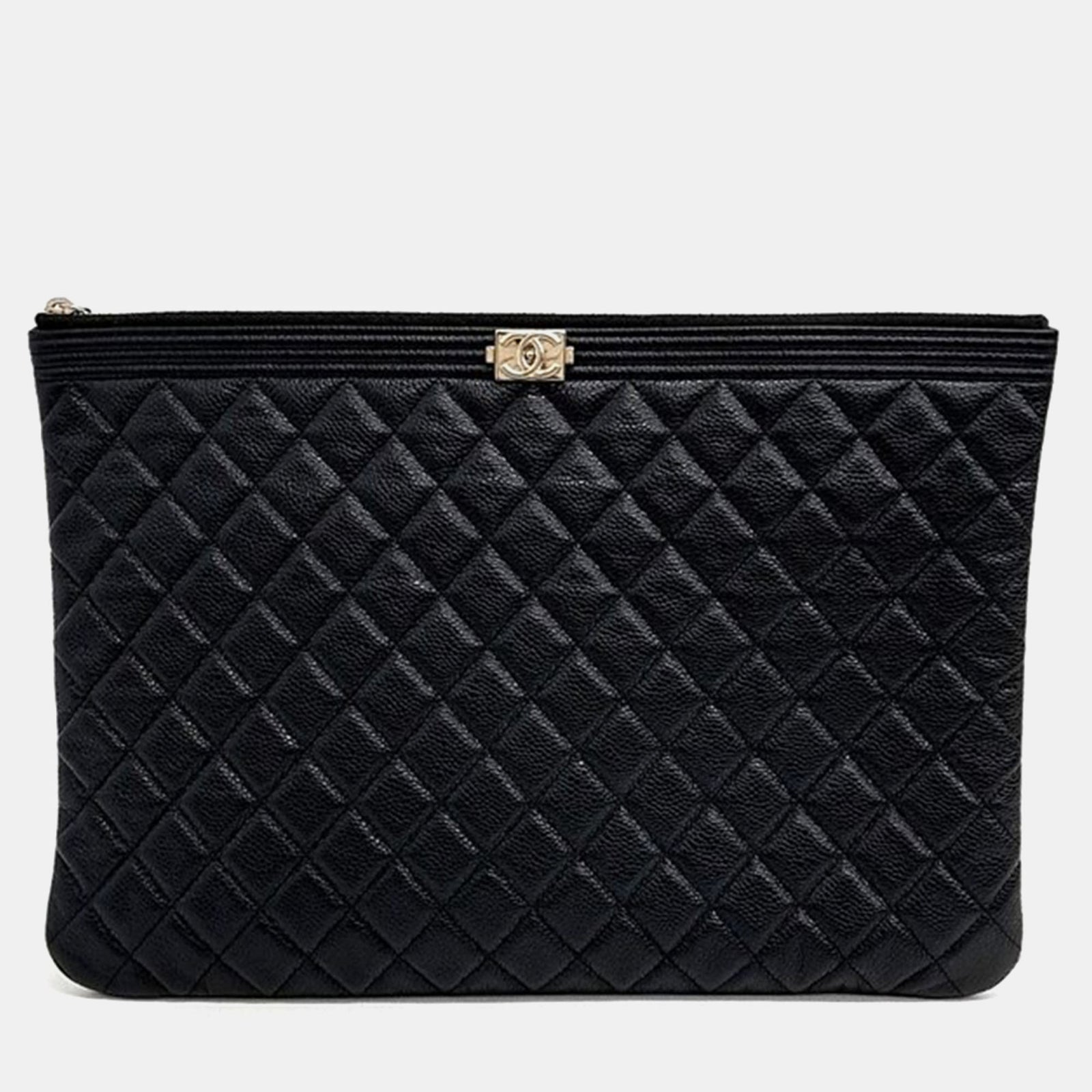 Chanel Pochette Caviar Boy grande taille