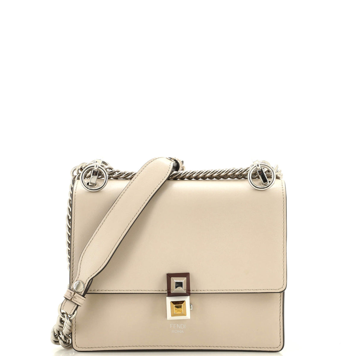 Fendi FENDI Kan I Bag Leather Small