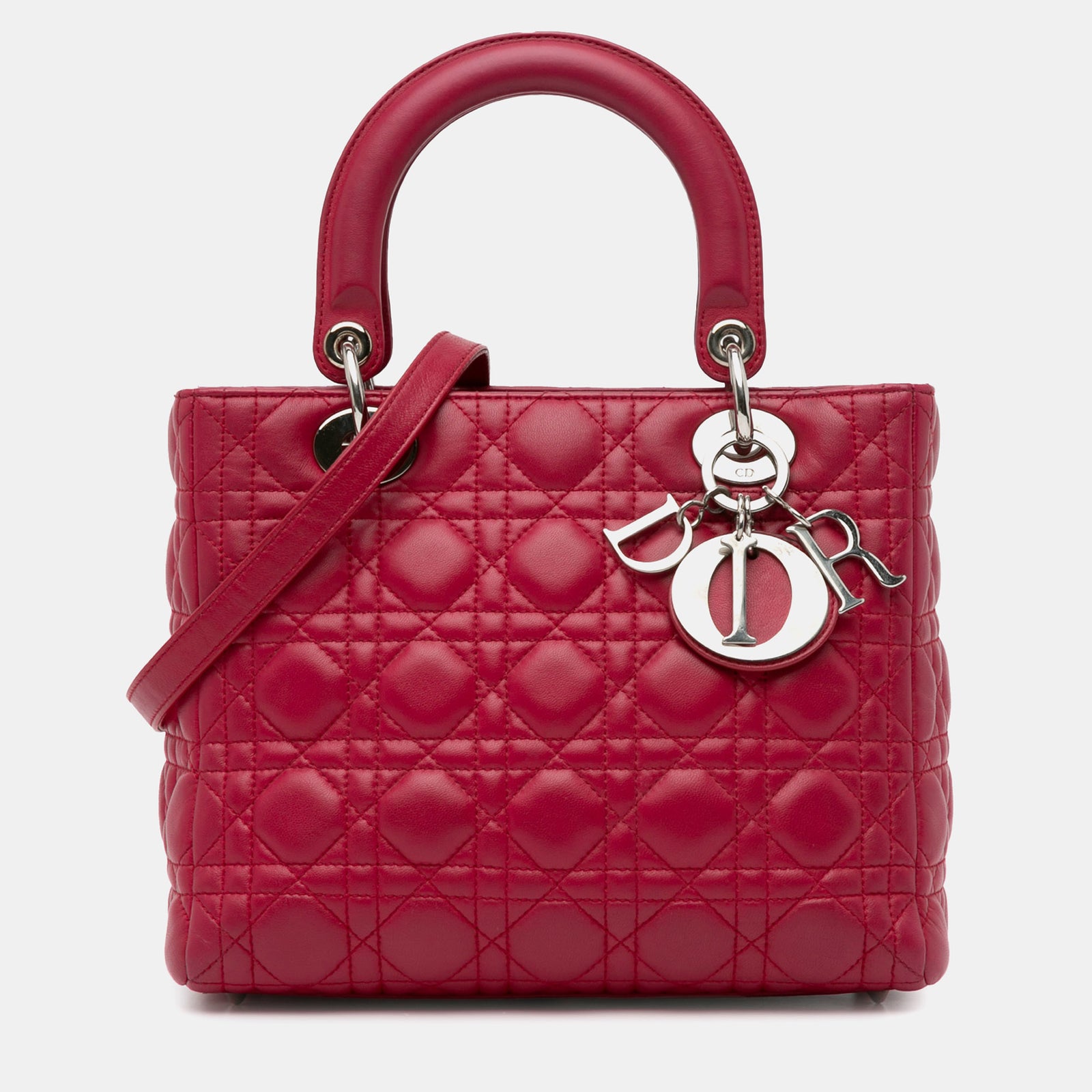 Dior Cuir d'agneau Cannage moyen Lady Dior