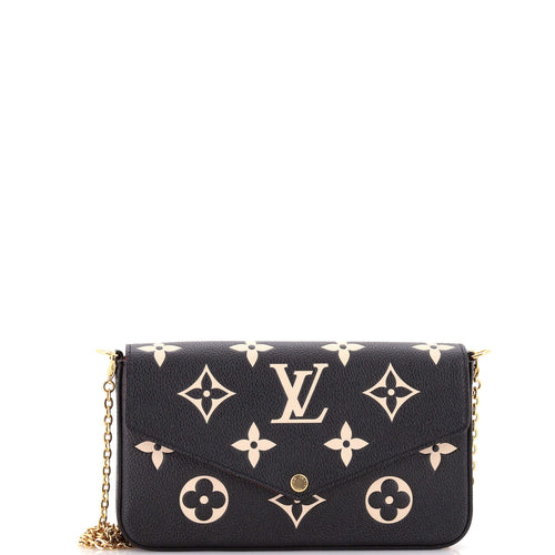 Felicie Pochette Bicolor Monogram Empreinte Giant