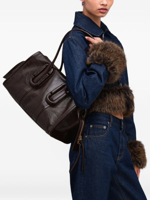 Marc Jacobs Tote Bag Leather Carryall - Black