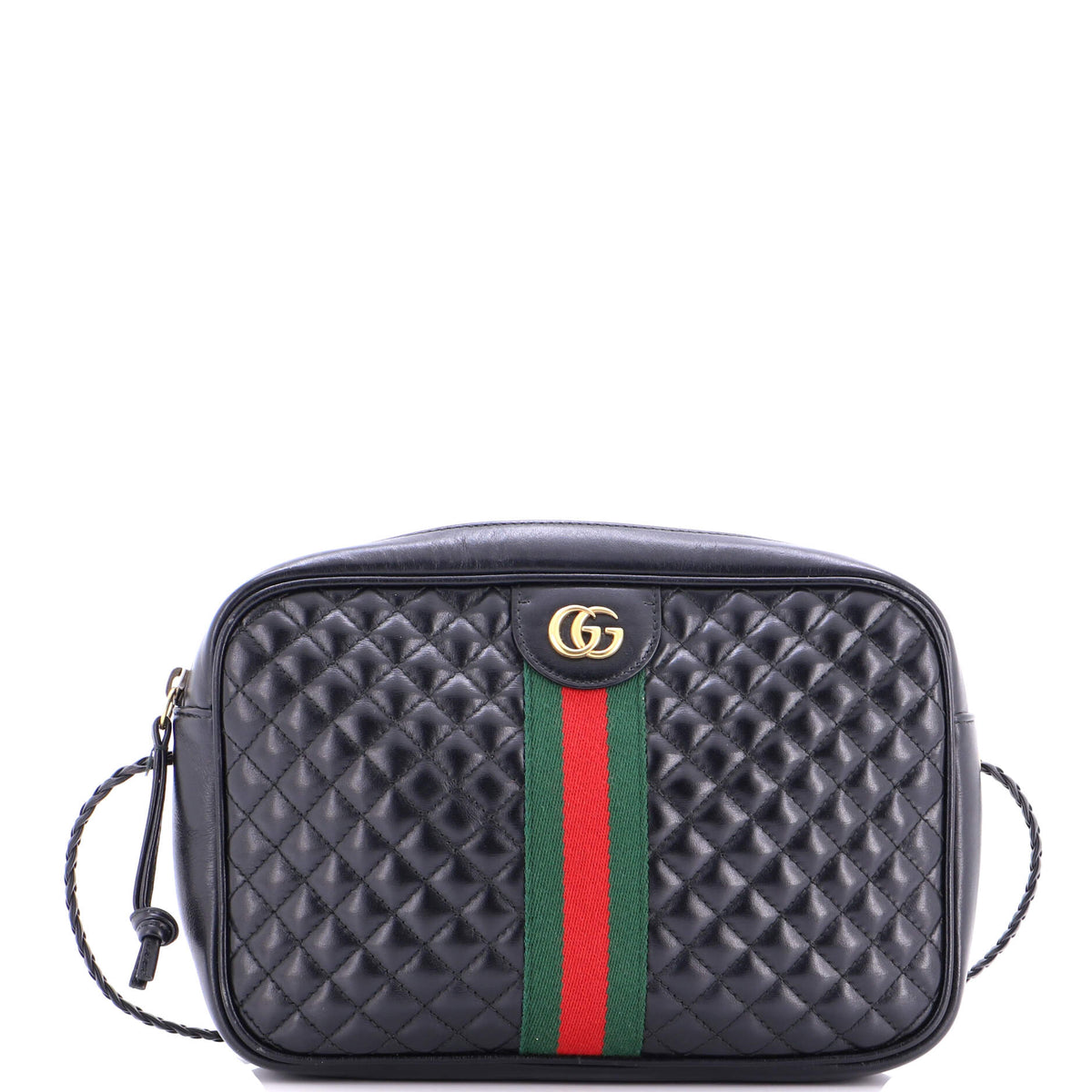 Gucci GUCCI Trapuntata Camera Bag Quilted Leather Small