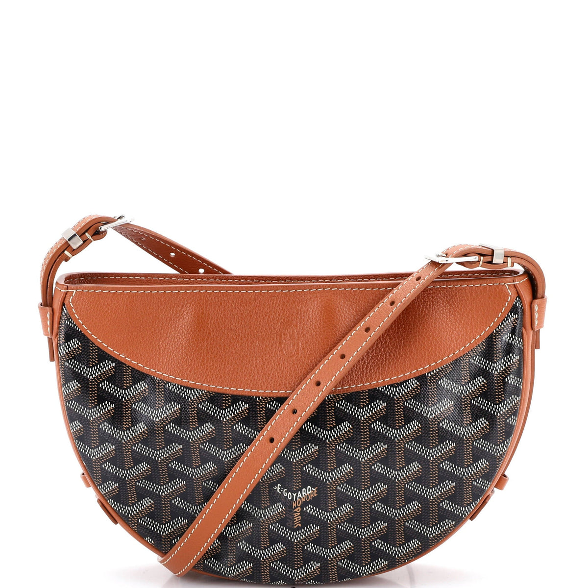 Goyard GOYARD Hirondelle Shoulder Bag Coated Canvas and Leather
