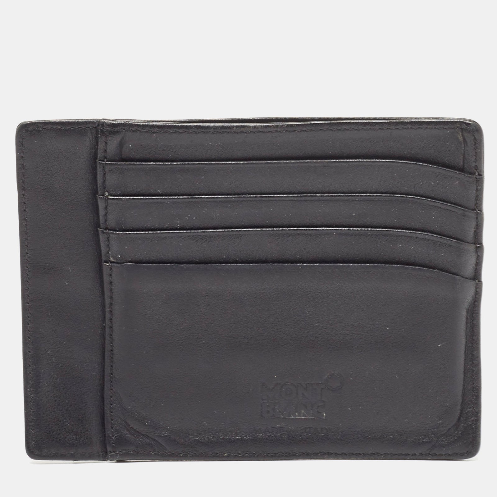 Montblanc Black Leather Urban Spirit Card Holder