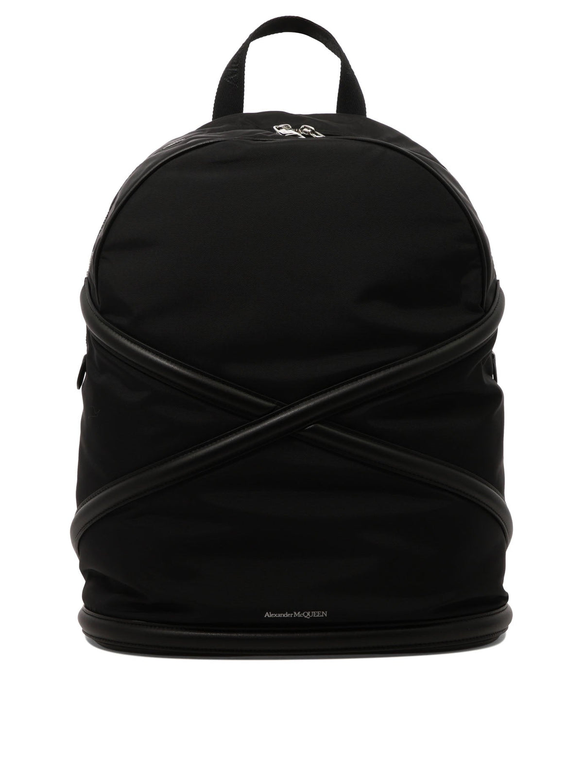 Alexander Mcqueen Men's Harness Backpack in Black | 7262881AALC1000