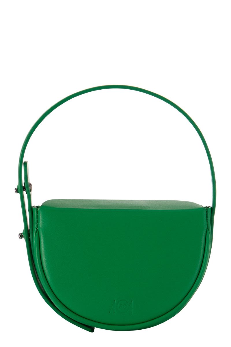 A504 Women's Half Moon Xxs - Mini Hand Bag in Green | Size 2XS | AIA002