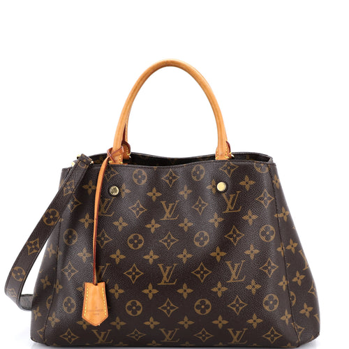 Montaigne Handbag Monogram Canvas MM
