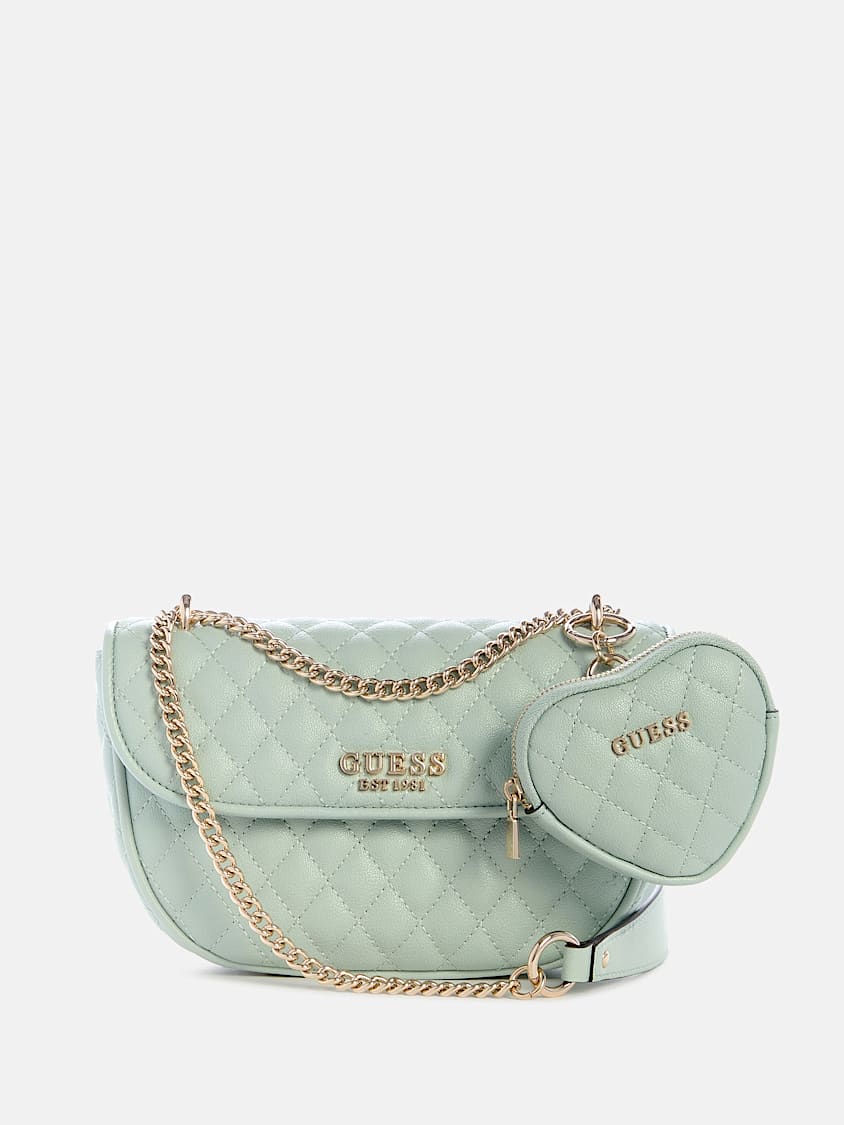Guess Atabey Quilted Convertible Crossbody