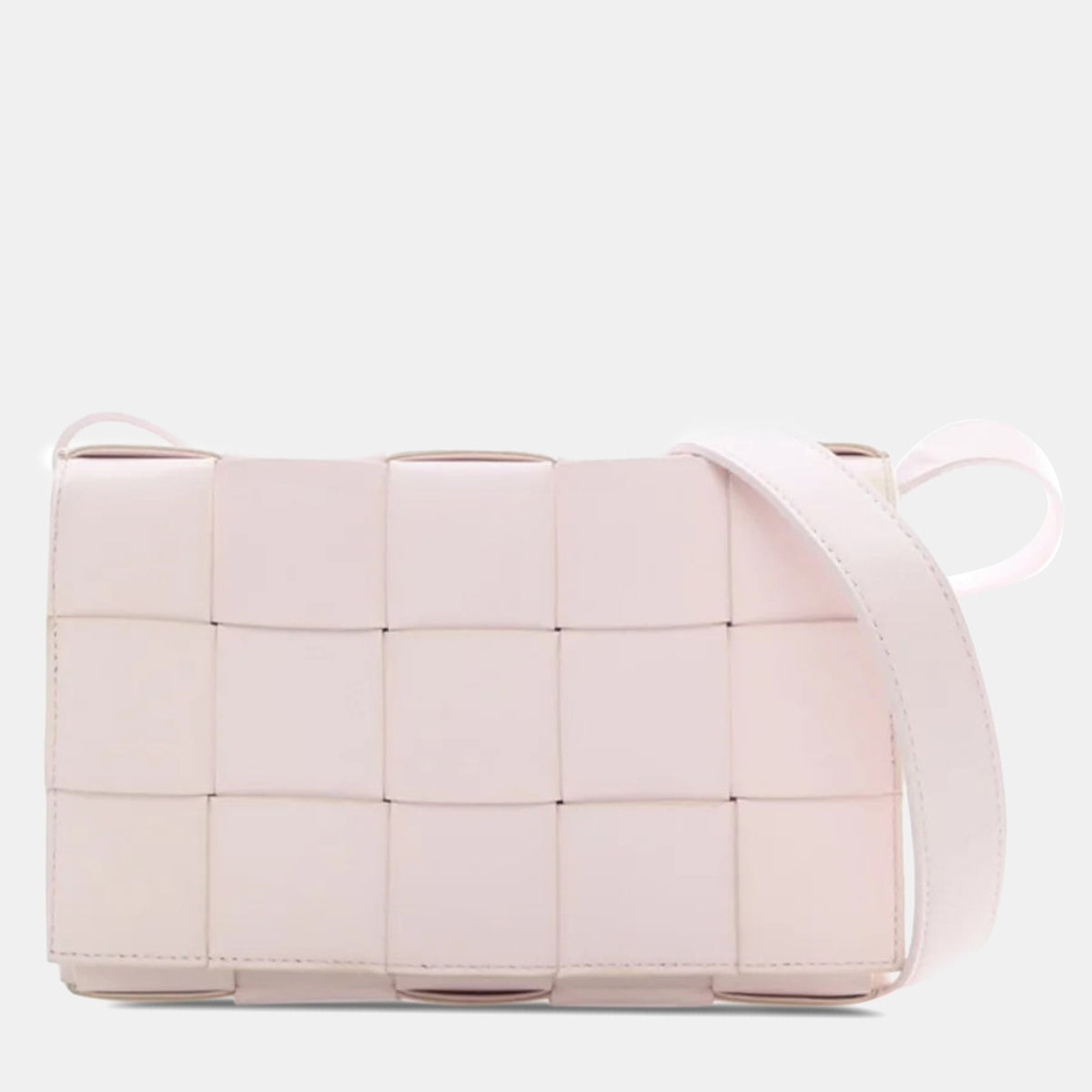 Bottega Veneta Lambskin Intrecciato Cassette Crossbody