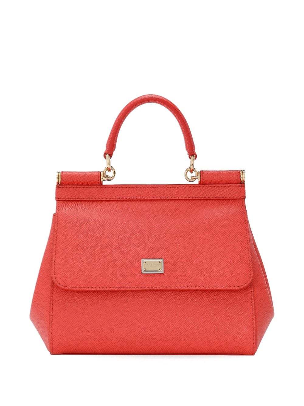 Dolce & Gabbana Women's Sicily Medium Leather Handbag in Red | Size UNI | BB6003A100187550