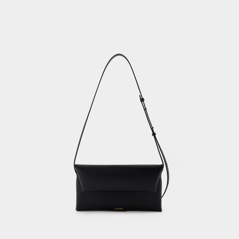 Jil Sander Women's Folded Small Clutch Bag Black | J07VL0028P4840