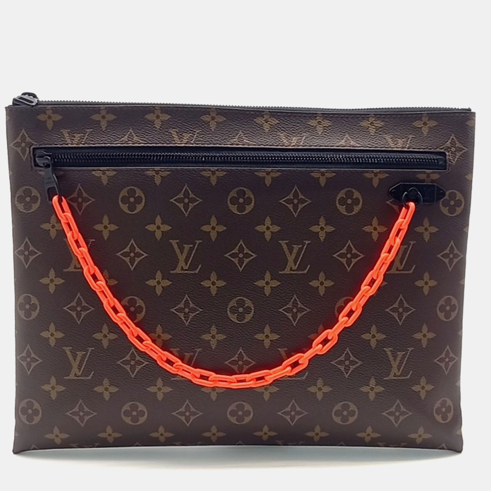 Louis Vuitton Virgil Abloh Clutch mit Kette