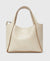 Logo Top Handle Crossbody Tote Bag, Woman, Cream