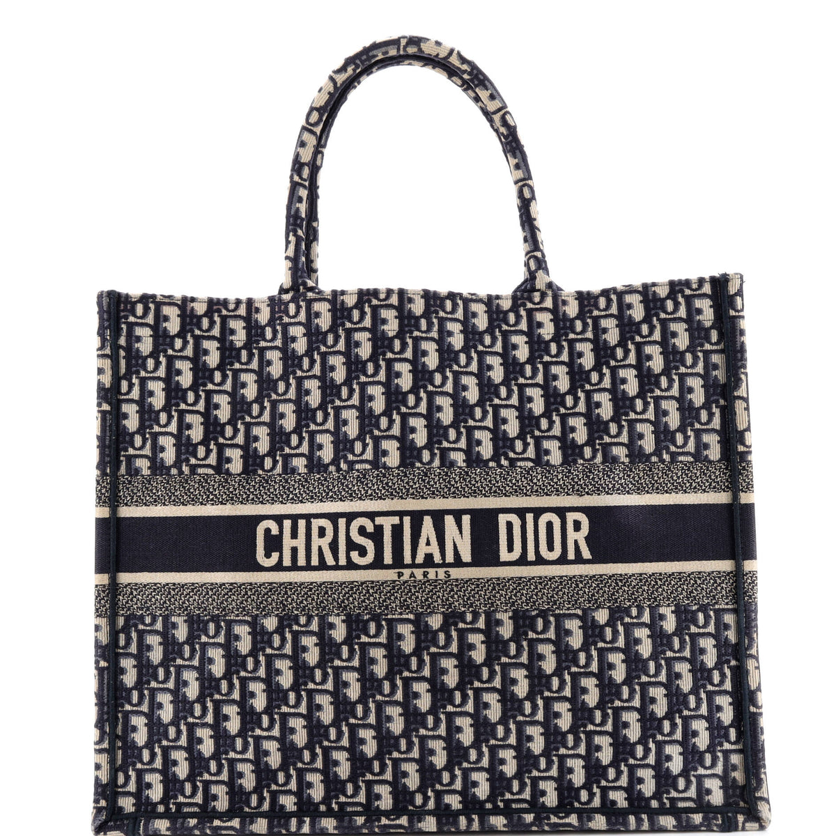 Christian Dior Book Tote Oblique Canvas Large