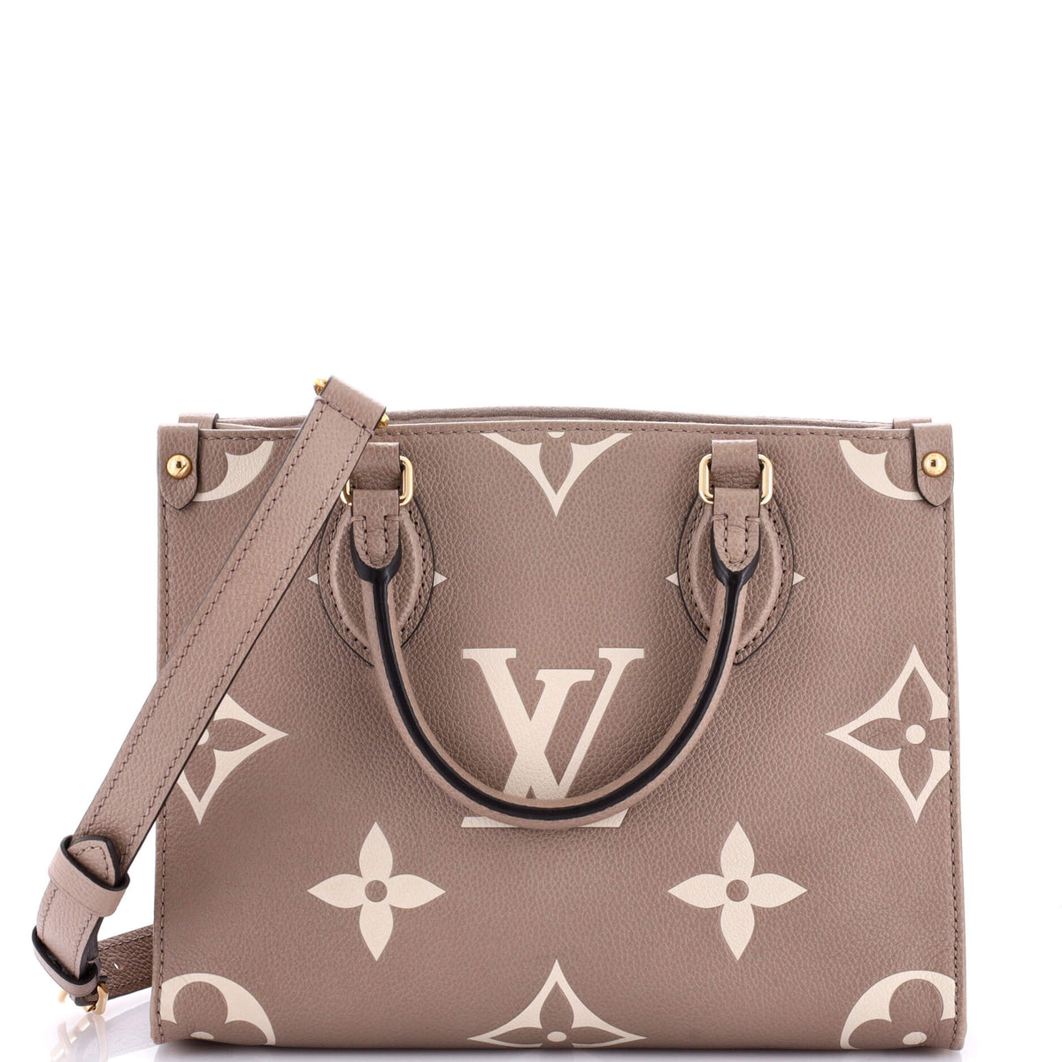 Louis Vuitton OnTheGo Tote Bicolor Monogram Empreinte Giant PM