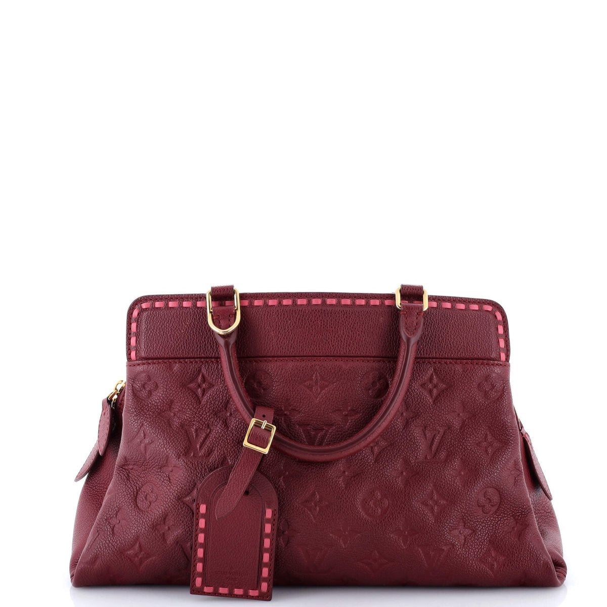 Louis Vuitton Vosges Handbag Whipstitch Monogram Empreinte Leather MM