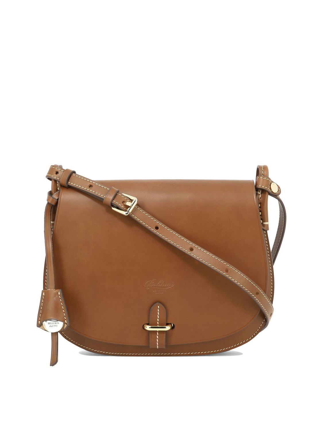 Boldrini Selleria Women's "simona" Crossbody Bag in Brown | 6691RIBOT Color CUOIO