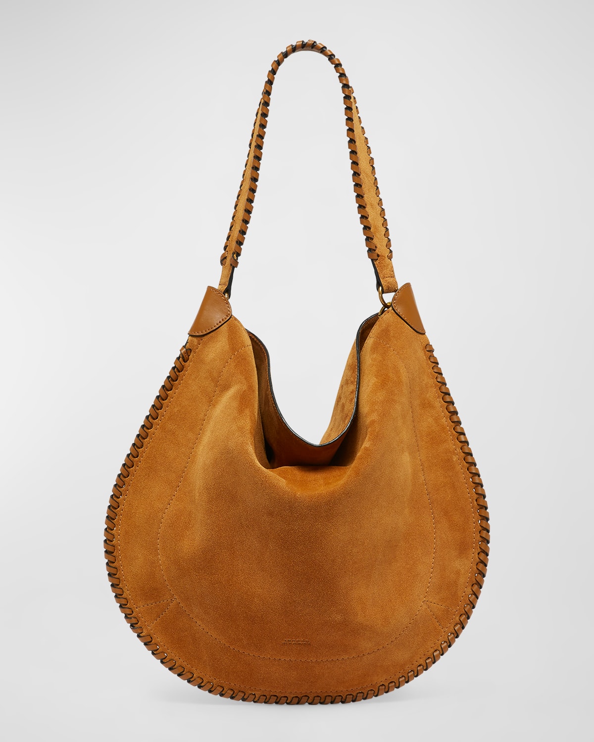 Isabel Marant Oskan Braided Leather Hobo Bag