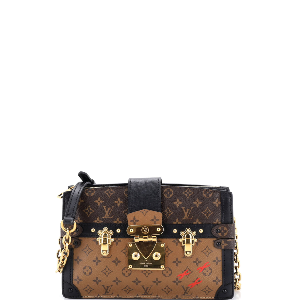 Louis Vuitton Trunk Clutch Reverse Monogram Canvas