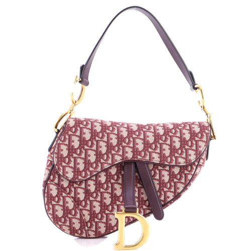 Saddle Handbag Oblique Canvas Medium