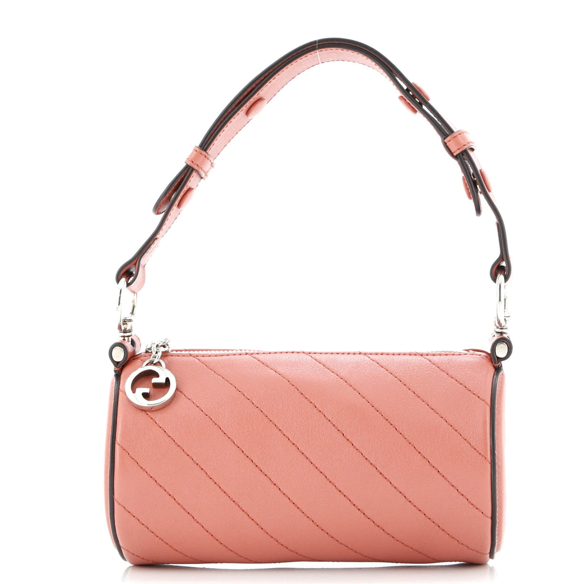 Gucci GUCCI Blondie Shoulder Bag Diagonal Quilted Leather Mini