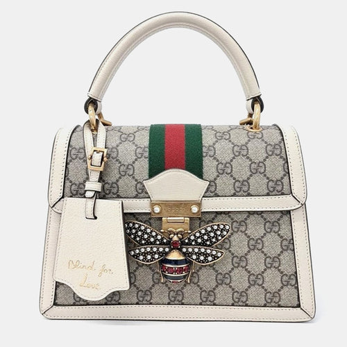 Multicolor GG Canvas Queen Margaret Top Handle Bag